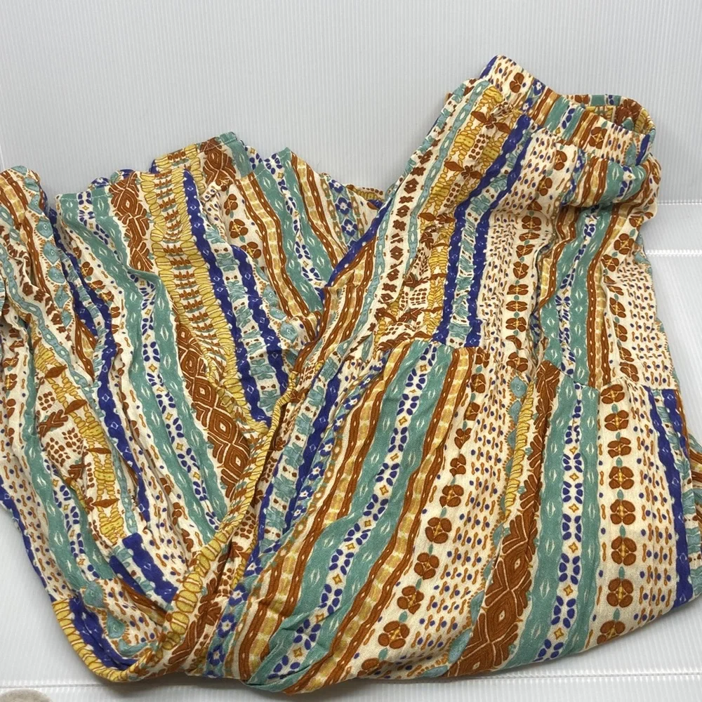 Gilli Bohemian Striped Maxi Skirt size Small